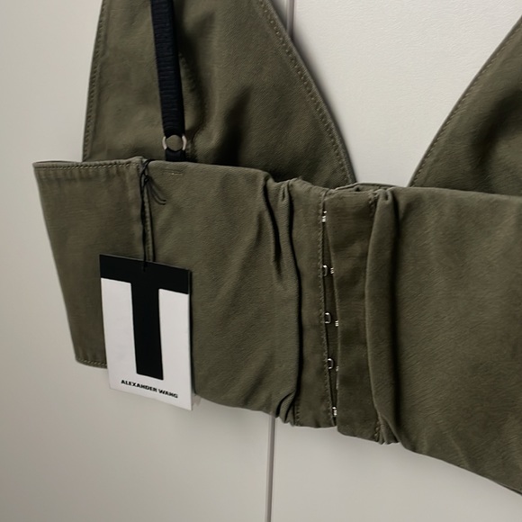 NWT T by Alexander wang twill bra - Picture 13 of 17
